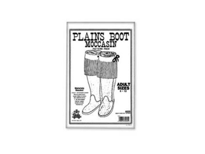 Prace-s-kuzi-kniha--Adult-Plains-Boot-Moccasin-Pattern-Pack-Adult-Plains-Boot-Moccasin-Pattern-Pack