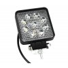 LED Epistar pracovné svetlo, hranaté, 27W, 2200 lm, 12/24V, IP67 [L0077S]