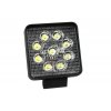 LED Epistar pracovné svetlo, hranaté, 27W, 2200 lm, 12/24V, IP67 [L0077S]
