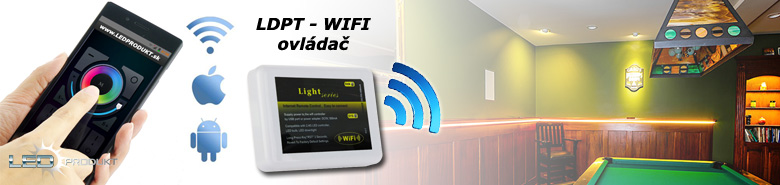 WIFI ovládač pre LED osvetlenie