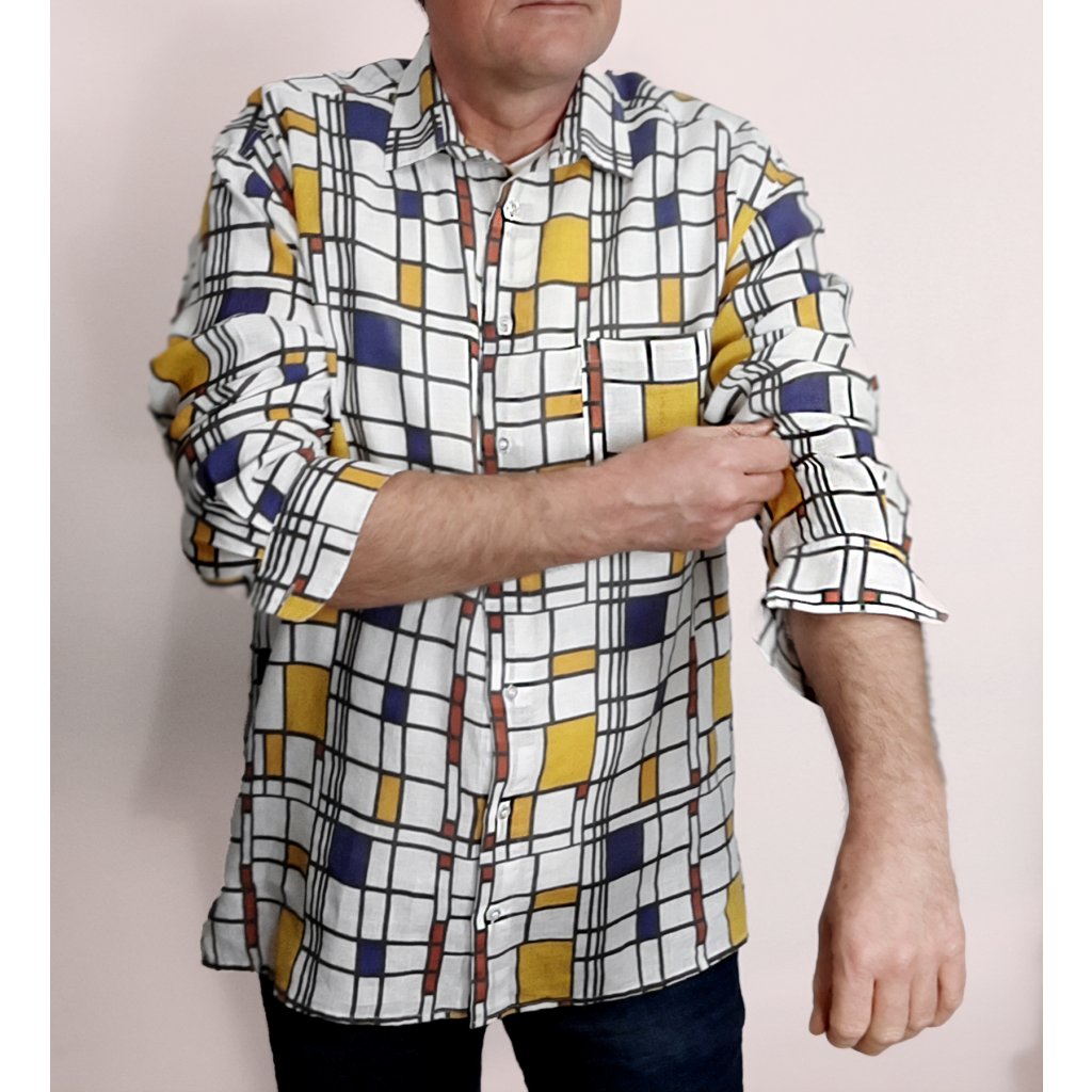 Pánské košile Piet Mondrian Kompozice / CompositionI 1