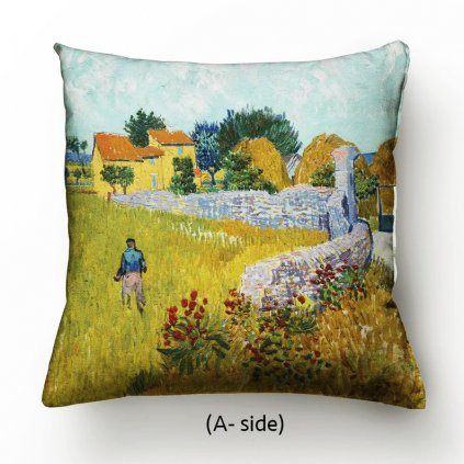 Povlak na polštář Vincent Van Gogh Šátek v Provanci / Farmhouse in Provance