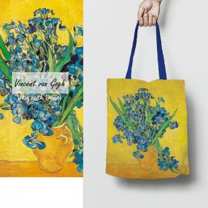 Taška Vincent Van Gogh Váza s Irisy Vase with irises