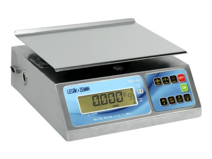 ZV KS1-4, 4 kg, 245mmx190mm, technologická  Nerezová kontrolní váha do skladu, výroby a kuchyně