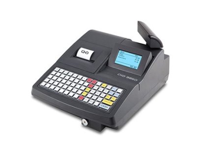 CHD 3850, obchodní pokladna  Obchodní pokladna bez zásuvky připravená pro EET (e-tržby), vhodná do větších prodejny