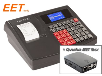 Quorion QMP 18 2xRS/USB/OL černá + Quorion EET box
