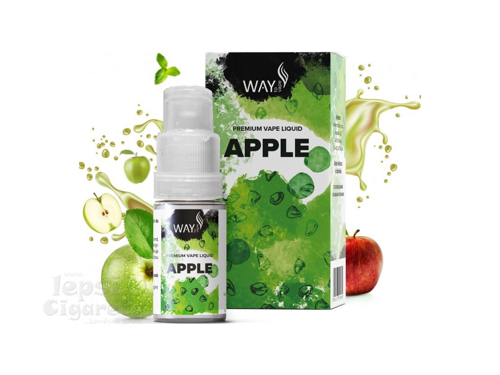 liquid way to vape apple 10ml 0mg