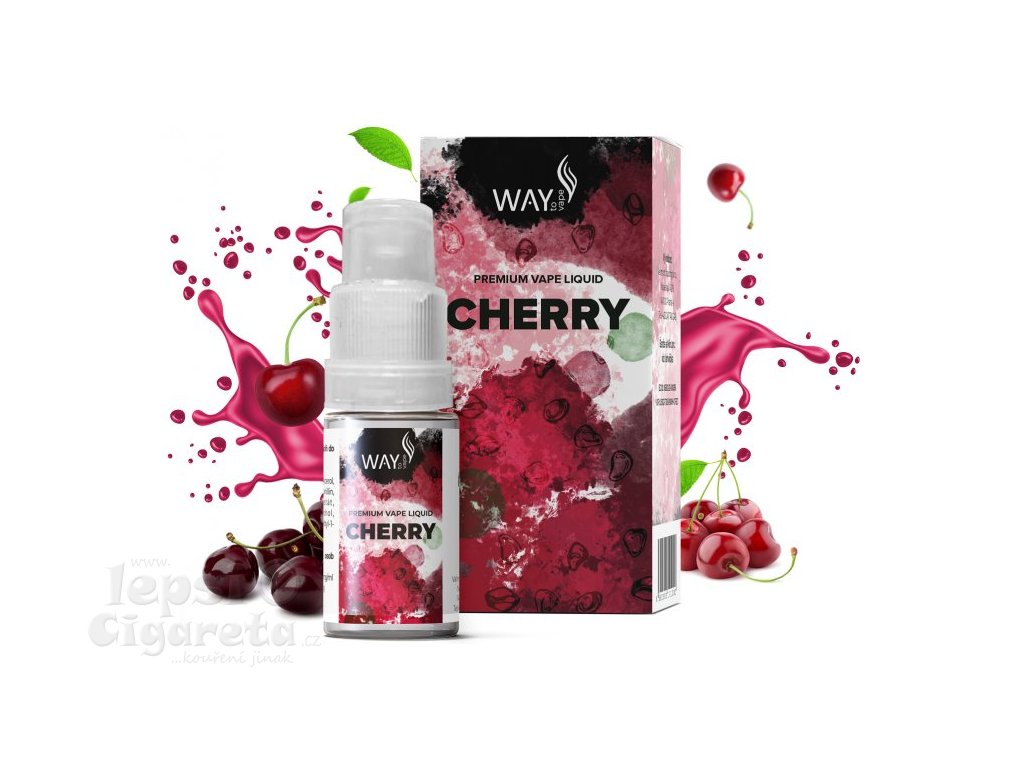 liquid way to vape cherry 10ml 0mg