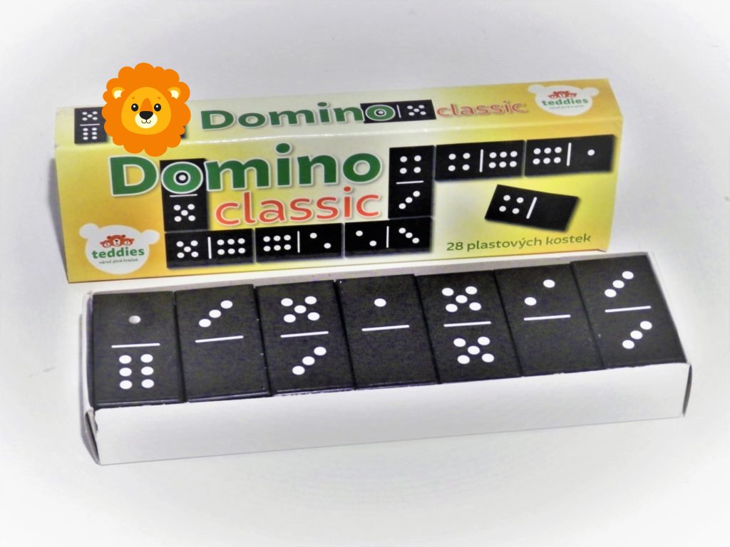 Domino Classic 28ks plast v krabičce 21x6x3cm