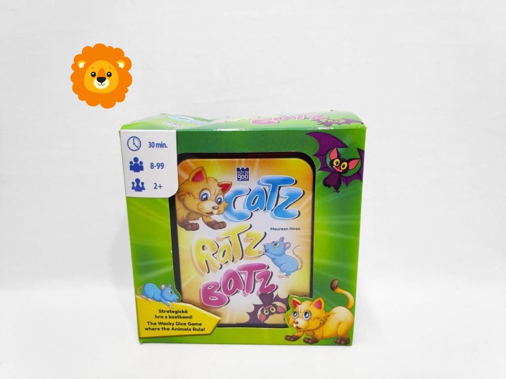 Catz-Ratz-Batz společenská hra v plechové krabičce 8x10x4cm 2+