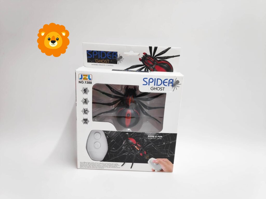 Pavouk na ovládání IC 13cm na baterie v krabičce 19x24x5cm