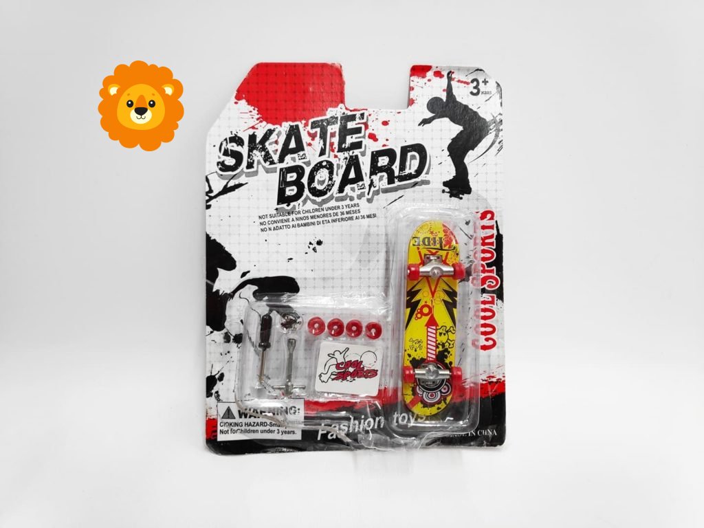 Skateboard prstový šroubovací 10cm na kartě