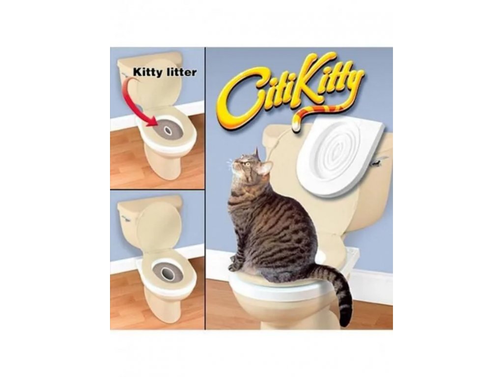 Kočičí záchodové prkénko CITI KITTY