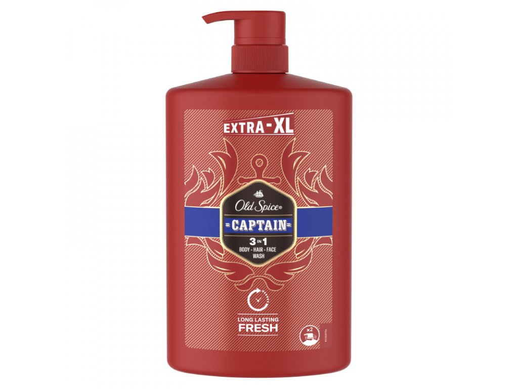 Old Spice Captain Sprchový gel a šampon 3v1 1000 ml