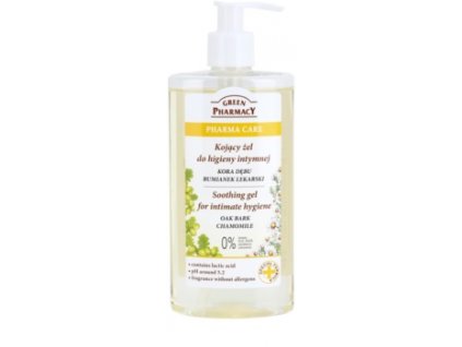 green pharmacy pharma care oak bark chamomile zklidnujici gel na intimni hygienu 15