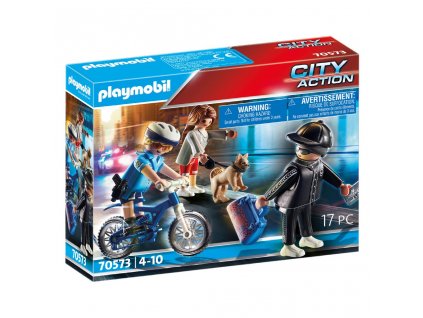 Playmobil City Action 70573 Policejní kolo: Pronásledování kapsáře