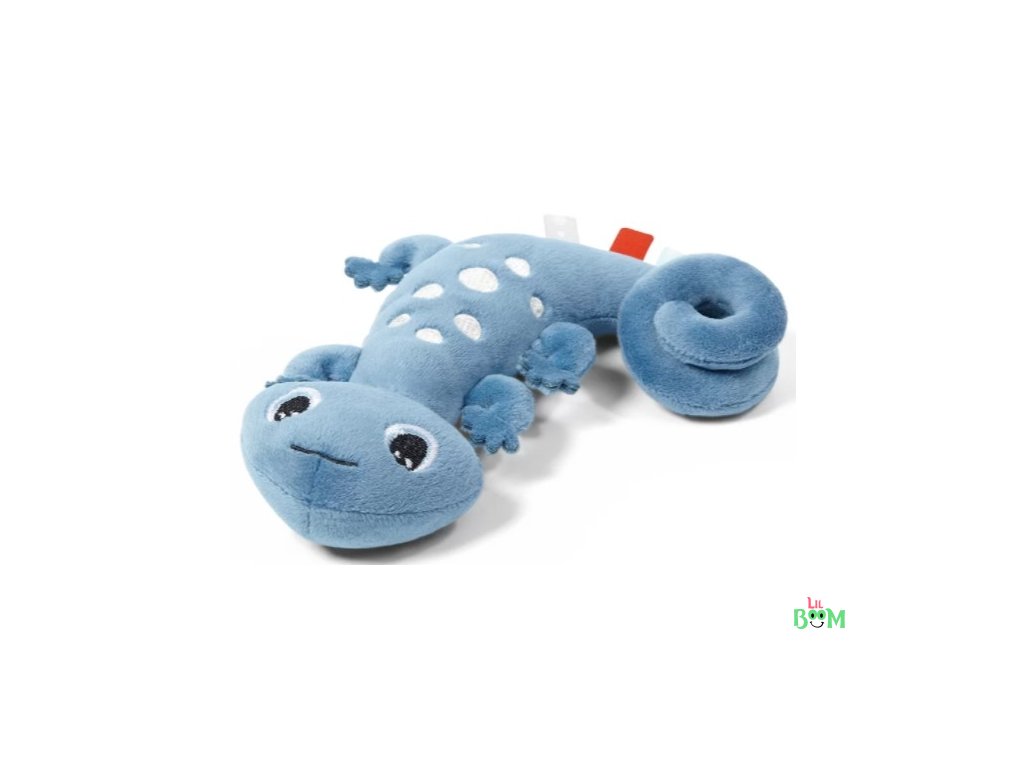 BabyOno Závěsná plyšová hračka s pískátkem - Gecon