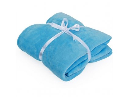 super hřejivá deka modrá 240x220