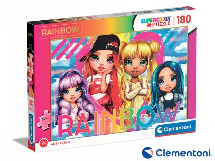 Clementoni - Puzzle 180,Rainbow High