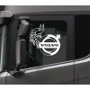 Volvo viking (Farba Brúsený Hliník, Rozmer 60x60)