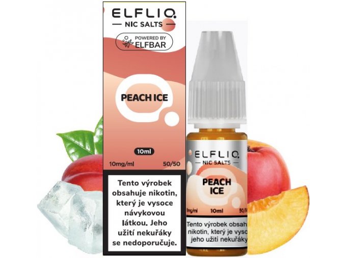 ELFLIQ Nic SALT Peach Ice 10ml