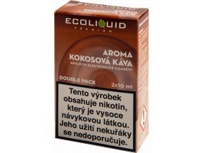 COCONUT COFFEE - český ECOLIQUID - 2x10ml