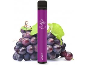 Elf Bar 600 jednorázová e-cigareta Grape (Hroznové víno) 20mg