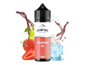 Mount Vape - Shake & Vape - Strawberry Mix - 40ml, produktový obrázek.
