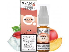 Liquid ELFLIQ Nic SALT Peach Ice 10ml - 10mg