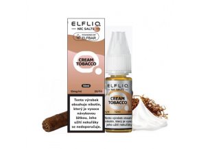 E-liquid Elfliq Salt 10ml / 20mg: Cream Tobacco (Tabák s krémem)