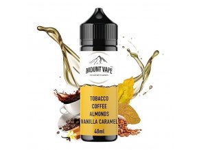 Mount Vape - Shake & Vape - Tobacco Coffee Almonds Vanilla Caramel - 40ml, produktový obrázek.