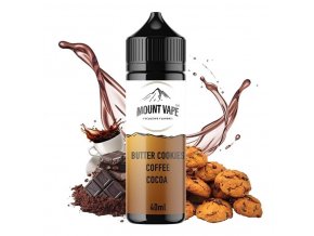 Mount Vape - Shake & Vape - Butter Cookies Coffee Cocoa - 40ml, produktový obrázek.