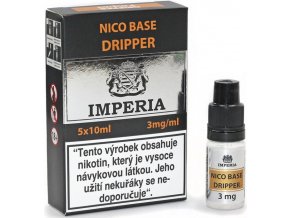 nikotinova baze cz imperia dripper 5x10ml pg30vg70 3mg