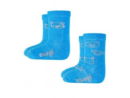 Ponožky detské set obrázok Outlast® - modrá - modrá