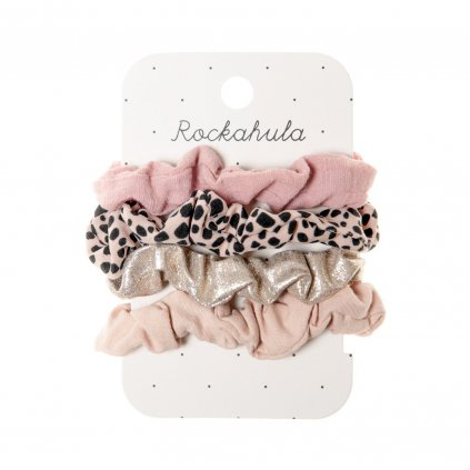 1052 rockahula kids gumicky leopard scrunchies