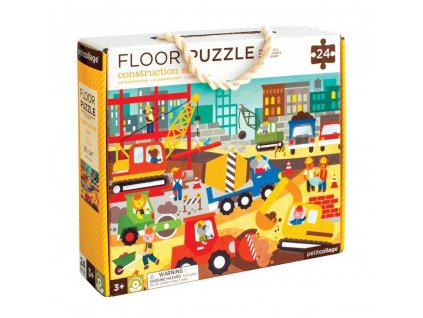 Podlahové puzzle Stavba v meste | Petitcollage