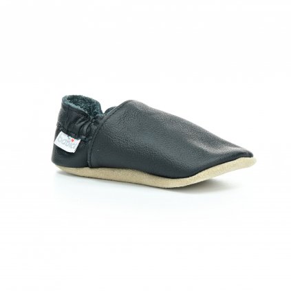 capáčky baBice Plain Black (Veľkosť 17, Vnútorná dĺžka topánky 118, Vnútorná šírka topánky 57)