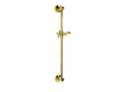 ANTEA sprchová tyč, posuvný držák, 670mm, zlato