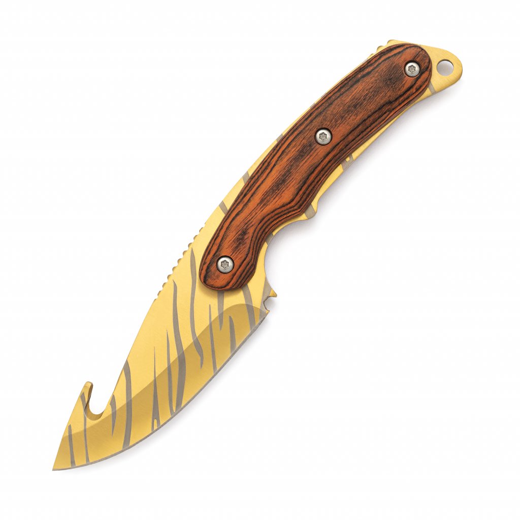 2013 4 gut knife tiger tooth