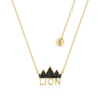 Disney_The_Lion_King_Crown_Necklace_Yellow_Gold_Front_View_DLYN205_400x