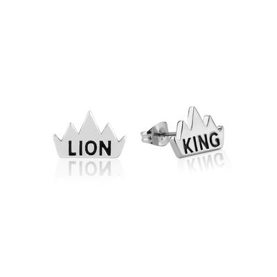 Disney_The_Lion_King_Crown_White_Gold_Stud_Earrings_DLSE205_400x