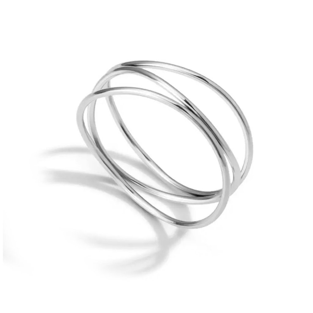 Dámský prsten z chirurgické oceli KHAI 1