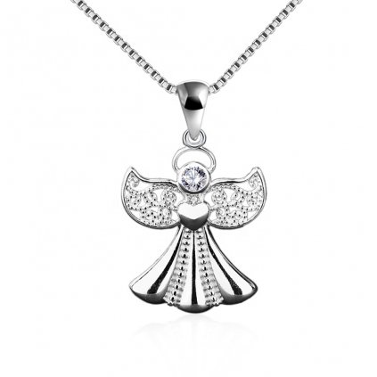 Dámský stříbrný náhrdelník ANGELINE 1