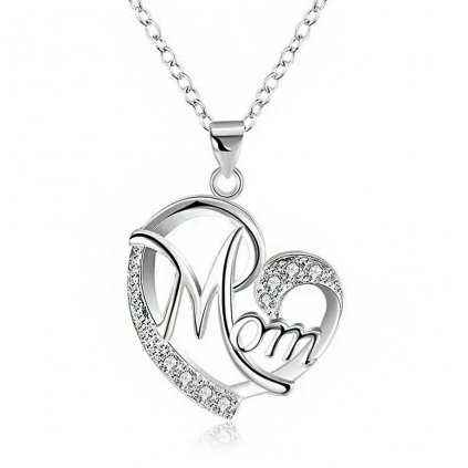 Dámský stříbrný náhrdelník MOM 1