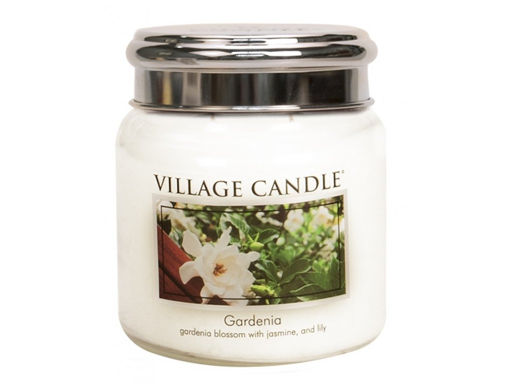 village candle vonna svicka ve skle gardenie gardenia 16oz