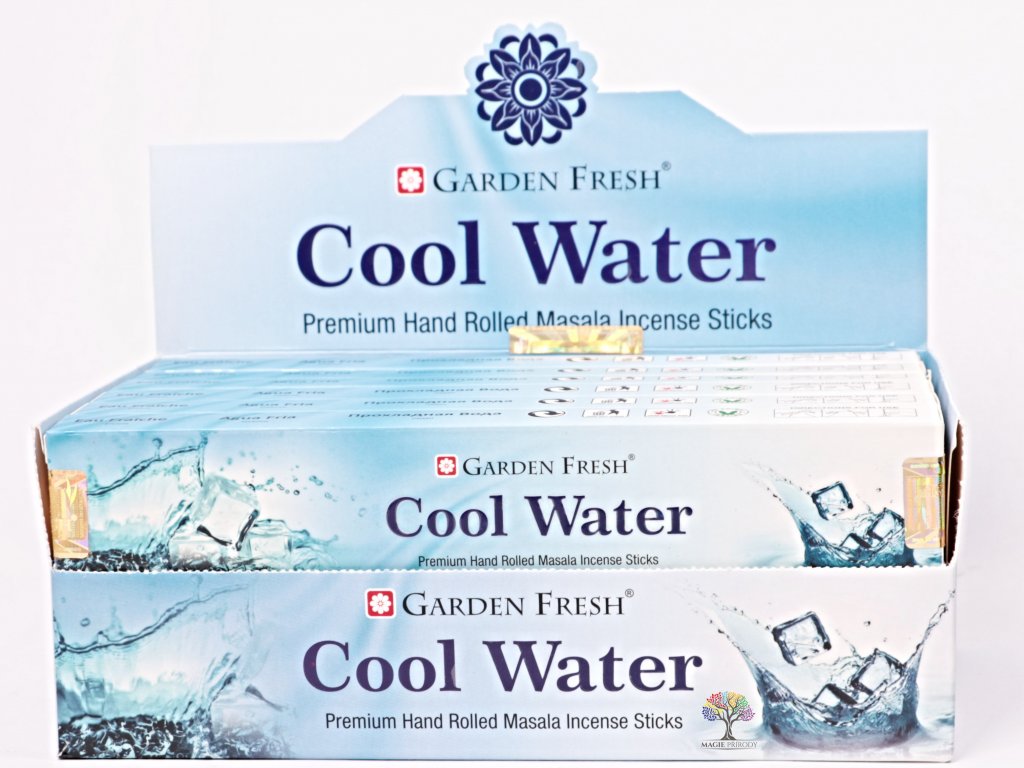 Vonné tyčinky Garden Fresh Premium Cool Water - 12 ks - #49