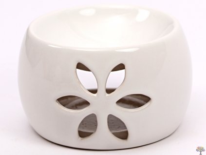Aroma lampa bílá 6 cm keramika #109
