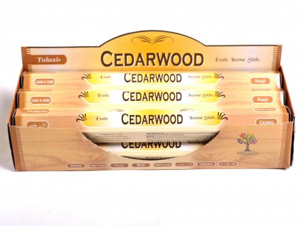 Vonné tyčinky Tulasi Cedarwood - vůně Cedr - 20 ks - #18