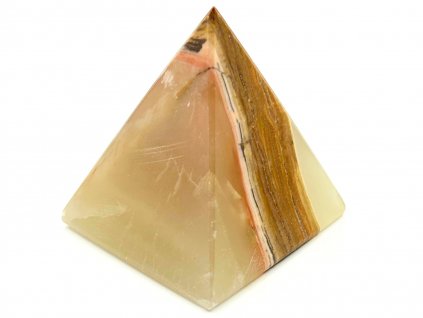 Aragonit pyramida 5 x 5 cm - TOP kvalita #K503 - leštěná aragonitová pyramida