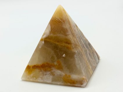 Aragonit pyramida 5 x 5 cm - TOP kvalita #K506 - leštěná aragonitová pyramida